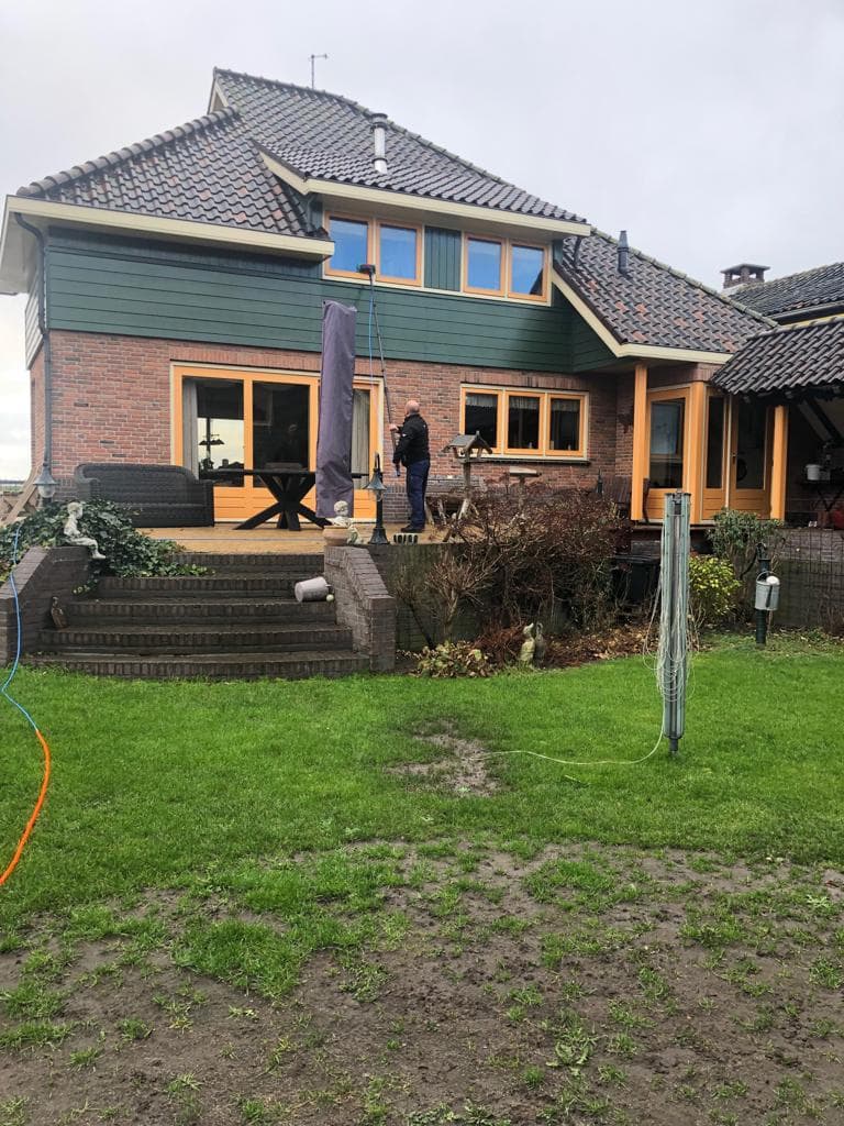 Reiniging van een vrijstaande woning